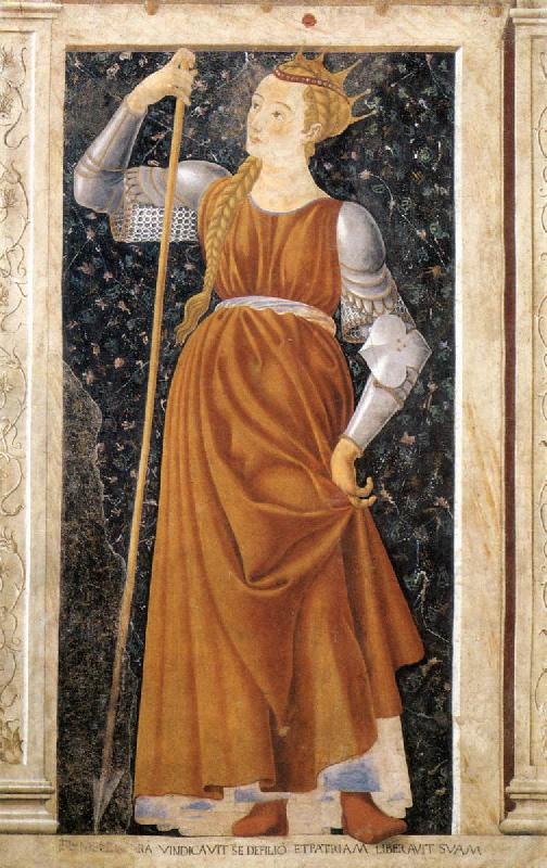 Andrea del Castagno Famous Persons: Queen Tomyris oil painting image